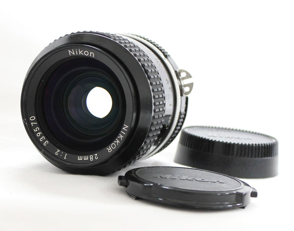 Nikon Nikkor 28mm F/2 Ai Converted MF Wide Angle Lens F Nikon Nikkor 28mm F/2 Ai Converted MF Wide Angle Lens F