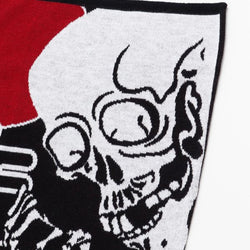 JZZKAYA7JKP2310 : Kaya Japanese Haramaki Stomach/Body Warmer Belt Gashadokuro / Skull Design L Size