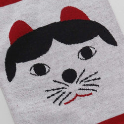 JZZKAYA7JKP4348 : Kaya Japanese Haramaki Stomach/Body Warmer Belt Hachiware Cat (Bicolored Cat) Design M Size