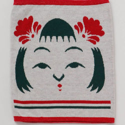 JZZKAYA7JKP5375 : Kaya Japanese Haramaki Stomach/Body Warmer Belt Kokeshi Doll Design M Size