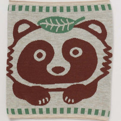 JZZKAYA7JKP5376 : Kaya Japanese Haramaki Stomach/Body Warmer Belt Tanuki / Raccoon Dog Design L Size