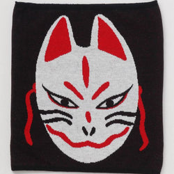 JZZKAYA7JKP5377 : Kaya Japanese Haramaki Stomach/Body Warmer Belt Fox Mask Design L Size