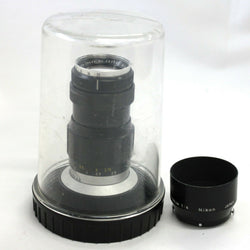 C1740 : [Very Rare] Nikon Nippon Kogaku Nikkor-T 10.5cm 105mm F/4 F Mount w/ Hood Japan
