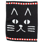 JZZKAYA7JKP8332 : Kaya Japanese Haramaki Stomach/Body Warmer Belt Black Cat Design M Size