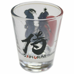 JZZFA303-421 : Collectible Shot Glass Japanese Samurai Design