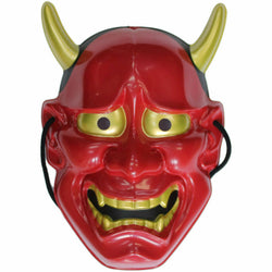 JZZOMA210154 : Japanese Noh/Kyogen Hannya Demon Mask (Red)