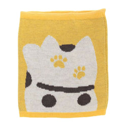 JZZKAYA7JKP4305-MANE : Kaya Japanese Haramaki Stomach/Body Warmer Belt Manekineko Design Kids Size