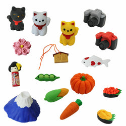 JZZIWAKO01 : Iwako Japanese Collectible Puzzle Erasers from Japan