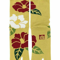 JZZKAYA7JKP4311 : Kaya Women's Camellia Flower Design Tabi Socks