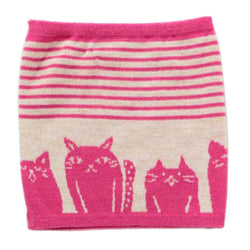 JZZKAYA7JKP9316 : Kaya Japanese Haramaki Stomach/Body Warmer Belt Stripe/Cat Design Kids Size