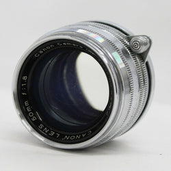 C1810 : Canon 50mm F/1.8 Lens L39 LTM Leica Screw Mount Silver from Japan