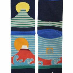 JZZKAYA7JKP5114 : Kaya Women's Red Fuji Design Tabi Socks