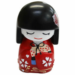 JZZNNFMKS-RD : Japanese Mai Kokeshi Doll Red