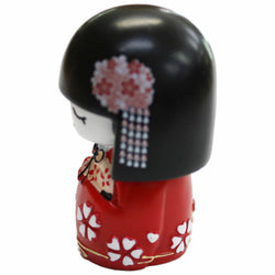 JZZNNFMKS-RD : Japanese Mai Kokeshi Doll Red