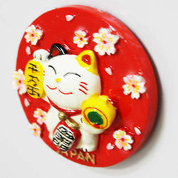 JZZFA303-380 : Japanese Manekineko (Beckoning Cat) Design Magnet
