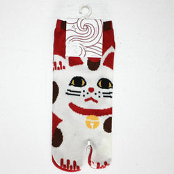 JZZKAYA7JKP3130 : Kaya Women's Manekineko (Beckoning Cat) Design Tabi Socks