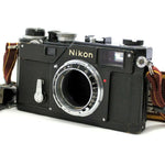 C1665 : [Exc++++] Nikon S3 Olympic Black Camera Body 1965 S/N 632* with Meter from Japan