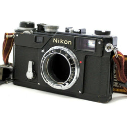 C1665 : [Exc++++] Nikon S3 Olympic Black Camera Body 1965 S/N 632* with Meter from Japan