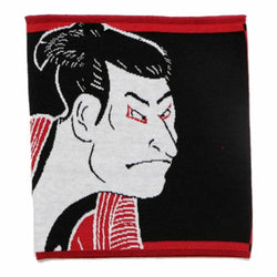 JZZKAYA7JKP0327 : Kaya Japanese Haramaki Stomach/Body Warmer Belt Sharaku Kabuki Design L Size