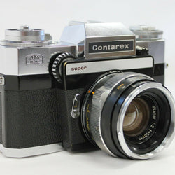 C2034 : [N. Mint] Zeiss Ikon Contarex Super with Planar 50mm F/2 & Case/Strap from Japan