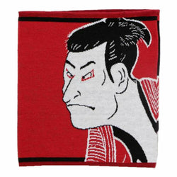JZZKAYA7JKP0327 : Kaya Japanese Haramaki Stomach/Body Warmer Belt Sharaku Kabuki Design L Size