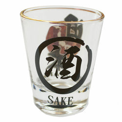 JZZFA303-424 : Collectible Shot Glass Japanese SAKE and JAPAN Design