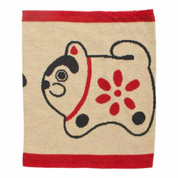 JZZKAYA7JKP5319 : Kaya Japanese Haramaki Stomach/Body Warmer Belt Inuhariko Puppy Design M Size
