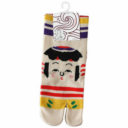JZZKAYA7JKP4111 : Kaya Women's Kokeshi Doll Design Tabi Socks