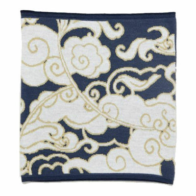 JZZKAYA7JKP0329 : Kaya Japanese Haramaki Stomach/Body Warmer Belt Cloud and Kamon Design L Size