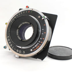 C2245 : Nikon Nikkor-Q 300mm F/9 Large Format Lens Copal No.3 Shutter Linhof Board
