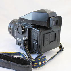 C2383 : Zenza Bronica ETRS + Prism Finder E + 120 Film Back + Speed Grip E + Zenzanon MC 50mm F/2.8 Lens
