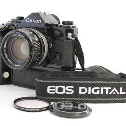 C2480 : Canon A-1 35mm SLR Film Camera + FD 50mm F1.4 S.S.C. + Motor Drive MA