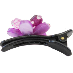 JZZCOCO8725-204 : Sakura Design Japanese Mini Hair Clip (Purple)