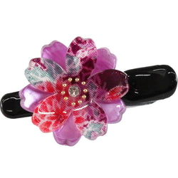 JZZCOCO8725-204 : Sakura Design Japanese Mini Hair Clip (Purple)