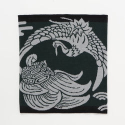 JZZKAYA7JKP1305 : Kaya Japanese Haramaki Stomach/Body Warmer Belt Crane & Turtle Design L Size