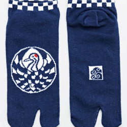 JZZKAYA7JKP8215 : Kaya Women's Crane Design Short Length Tabi Socks