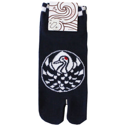 JZZKAYA7JKP8215 : Kaya Women's Crane Design Short Length Tabi Socks