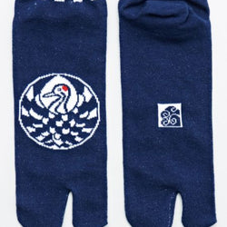 JZZKAYA7JKP8216 :  Kaya Men's Crane Design Short Length Tabi Socks