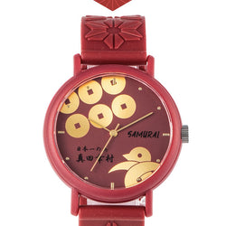 JZZMZKAORU002BT : Kaoru Watch Japanese Fragrance Watch - Samurai Sanada Yukimura (Tsubaki)