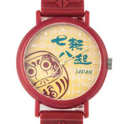 JZZMZKAORU002DT : Kaoru Watch Japanese Fragrance Watch - Daruma (Tsubaki)
