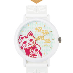 JZZMZKAORU002MH : Kaoru Watch Japanese Fragrance Watch - Manekineko (Hinoki)