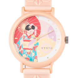 JZZMZKAORU002MS : Kaoru Watch Japanese Fragrance Watch - Kyoto Maiko Pink (Sakura)
