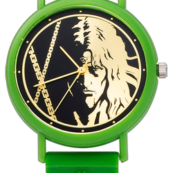 JZZMZKAORU006HM : Kaoru Watch Japanese Fragrance Watch - Fist of the North Star Toki (Matcha)