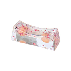 JZZNNFHON-APK : Japanese Chopstick Rest / Spoon Fork Knife Holder with Real Flower in Acrylic (Amarelino Pink)