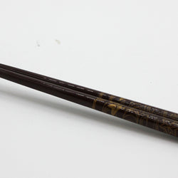 JZZNNFHON-APPK : Japanese Chopstick Rest / Spoon Fork Knife Holder with Real Flower in Acrylic (Asparagus Pink)