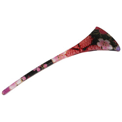 JZZNNFKSA-IC : Kanzashi Japanese Chirimen Hair Pin Stick Ginkgo Leaf Design