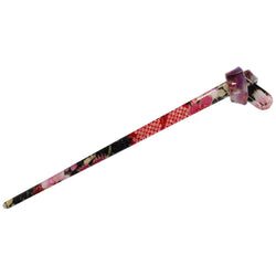 JZZNNFKSA-MB : Kanzashi Japanese Chirimen Hair Pin Stick Musubi Design